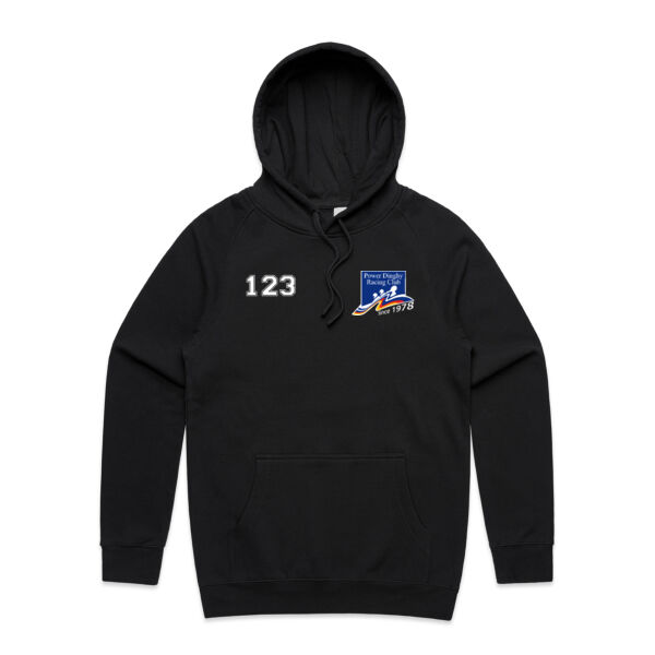 PDRC logo with race number Hoodie  Thumbnail